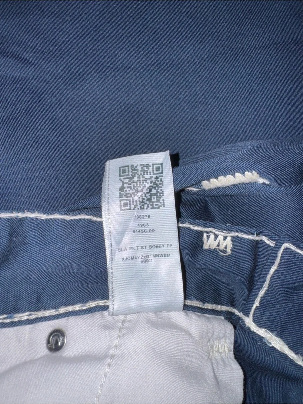 Men’s True Religion Navy Blue Bobby Relaxed Baggy Pants Size 30